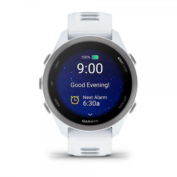 GARMIN FORERUNNER 170 WHITESTONE С WHITESTONE/CLOUD BLUE КАИШКА 4