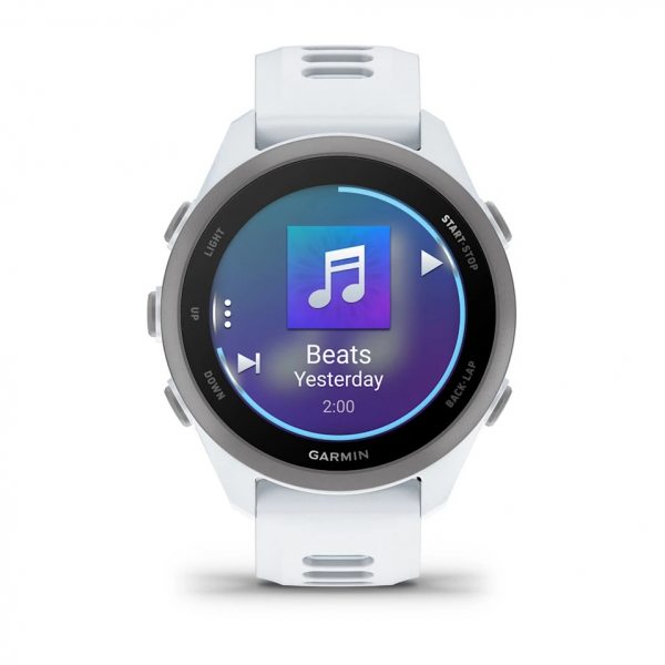 GARMIN FORERUNNER 170 MUSIC WHITESTONE С WHITESTONE/CLOUD BLUE КАИШКА 5