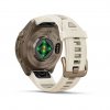 Garmin Fenix 9 Pro inReach 43mm Autumn Gold Titanium с Cream/French Grey силиконова каишка 7