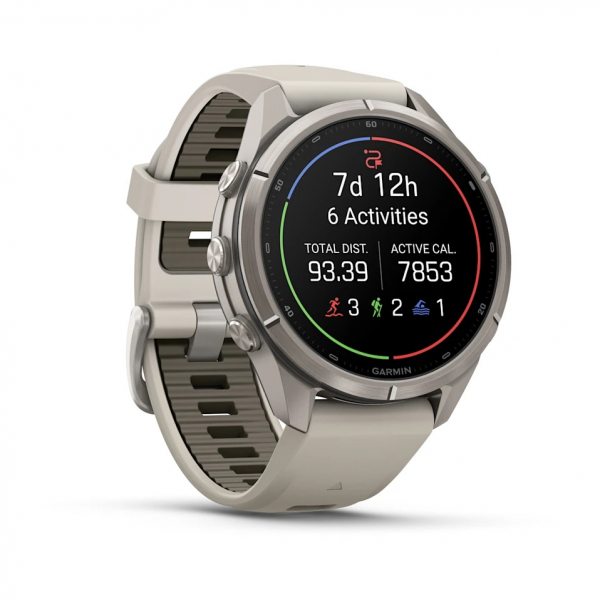GARMIN FENIX 9 PRO INREACH 43MM TITANIUM С FOG GREY/DARK SANDSTONE СИЛИКОНОВА КАИШКА 2
