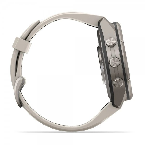 GARMIN FENIX 9 PRO INREACH 43MM TITANIUM С FOG GREY/DARK SANDSTONE СИЛИКОНОВА КАИШКА 5