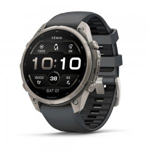 Garmin Fenix 9 Pro 47mm Titanium с Graphite/Black силиконова каишка