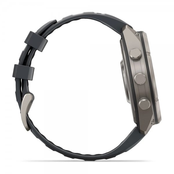 GARMIN FENIX 9 PRO 47MM TITANIUM С GRAPHITE/BLACK СИЛИКОНОВА КАИШКА 5