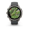 Garmin Fenix 9 Pro 47mm Titanium с Graphite/Black силиконова каишка 3