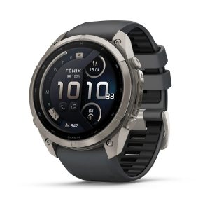 Garmin Fenix 9 Pro inReach 51mm Titanium с Graphite/Black силиконова каишка