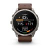 Garmin Fenix 9 Pro inReach 51mm Titanium с Walnut кожена каишка 3