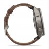 Garmin Fenix 9 Pro inReach 51mm Titanium с Walnut кожена каишка 5