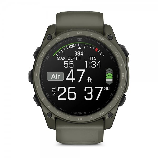 GARMIN TACTIX 8 AMOLED 51ММ APPLIED BALLISTICS ULTRALIGHT SOLVER И OLIVE DRAB CERAKOTE ПОКРИТИЕ 7