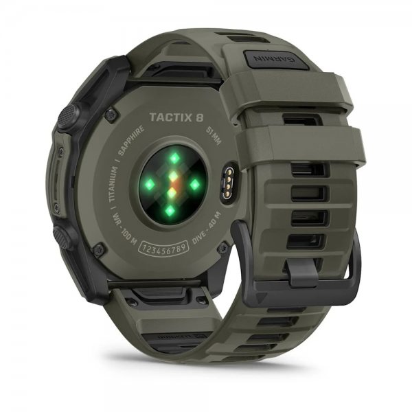 GARMIN TACTIX 8 AMOLED 51ММ APPLIED BALLISTICS ULTRALIGHT SOLVER И OLIVE DRAB CERAKOTE ПОКРИТИЕ 3
