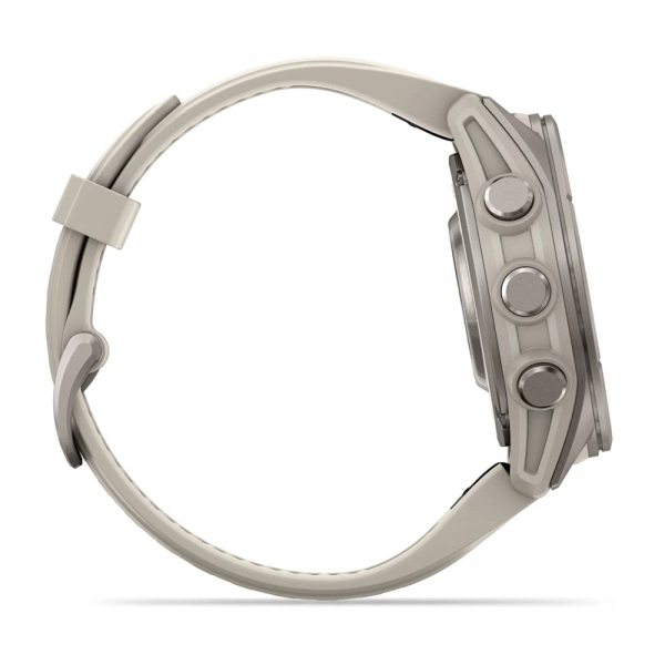 GARMIN FENIX 9 43MM TITANIUM С FOG GREY СИЛИКОНОВА КАИШКА 1