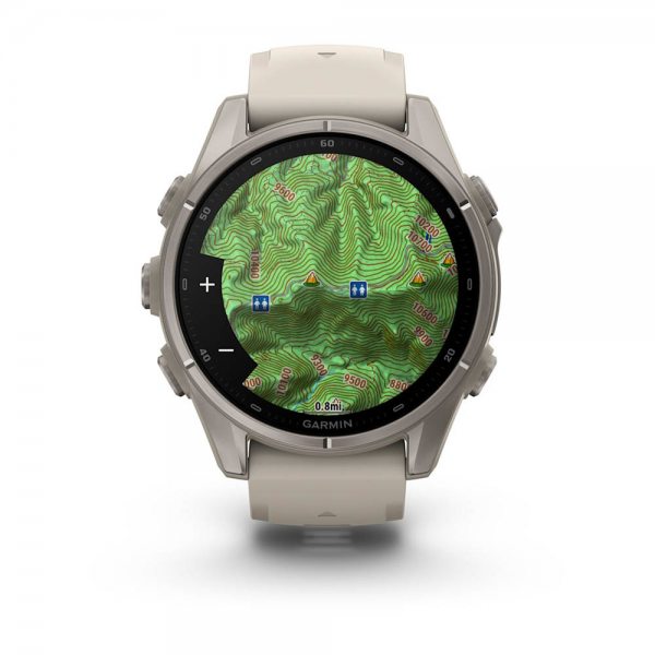 GARMIN FENIX 9 43MM TITANIUM С FOG GREY СИЛИКОНОВА КАИШКА 7