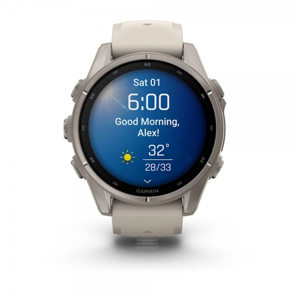GARMIN FENIX 9 43MM TITANIUM С FOG GREY СИЛИКОНОВА КАИШКА 11