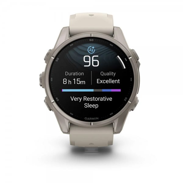 GARMIN FENIX 9 43MM TITANIUM С FOG GREY СИЛИКОНОВА КАИШКА 8