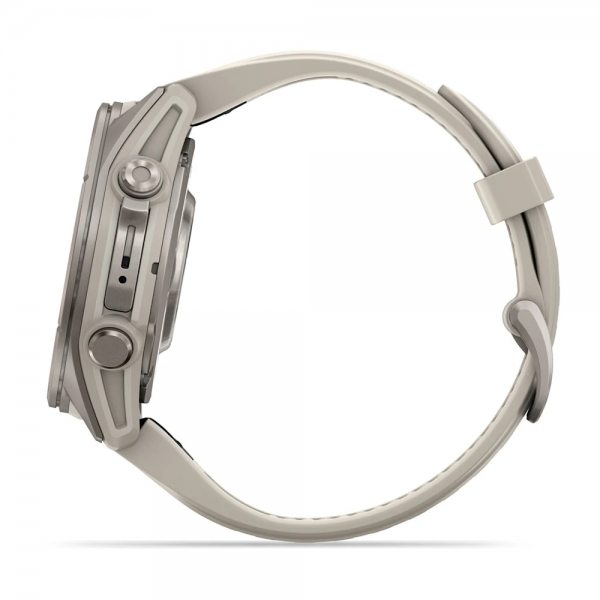 GARMIN FENIX 9 43MM TITANIUM С FOG GREY СИЛИКОНОВА КАИШКА 6
