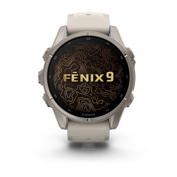 GARMIN FENIX 9 43MM TITANIUM С FOG GREY СИЛИКОНОВА КАИШКА 5