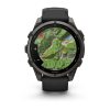 Garmin Fenix 9 47mm Carbon Grey DLC Titanium с Black силиконова каишка 5